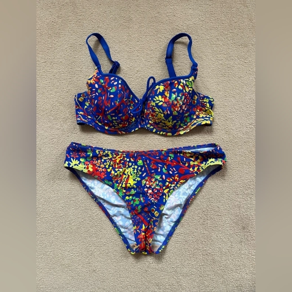 Colorful Floral Bikini Set